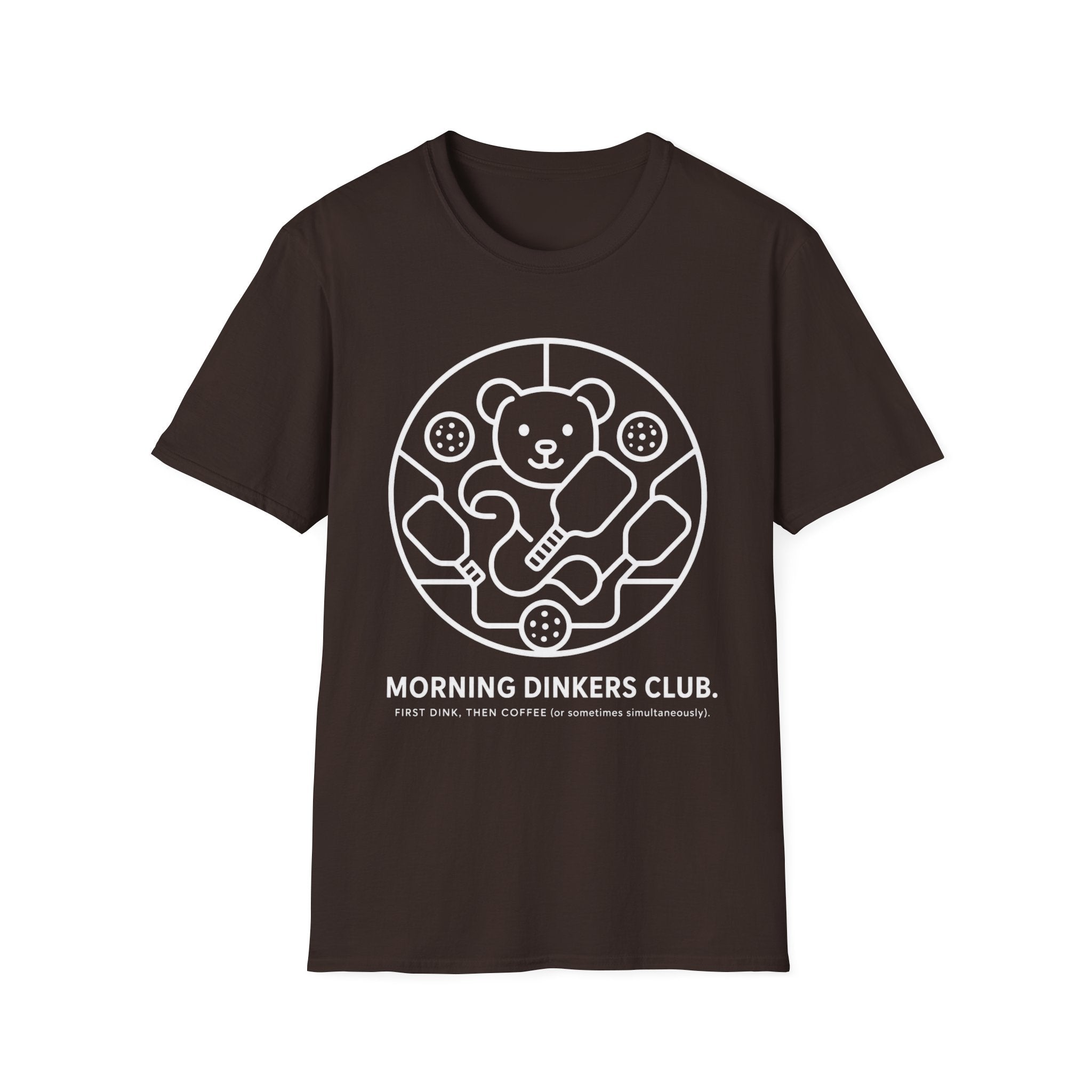 Morning Dinkers Club Dark T-Shirt