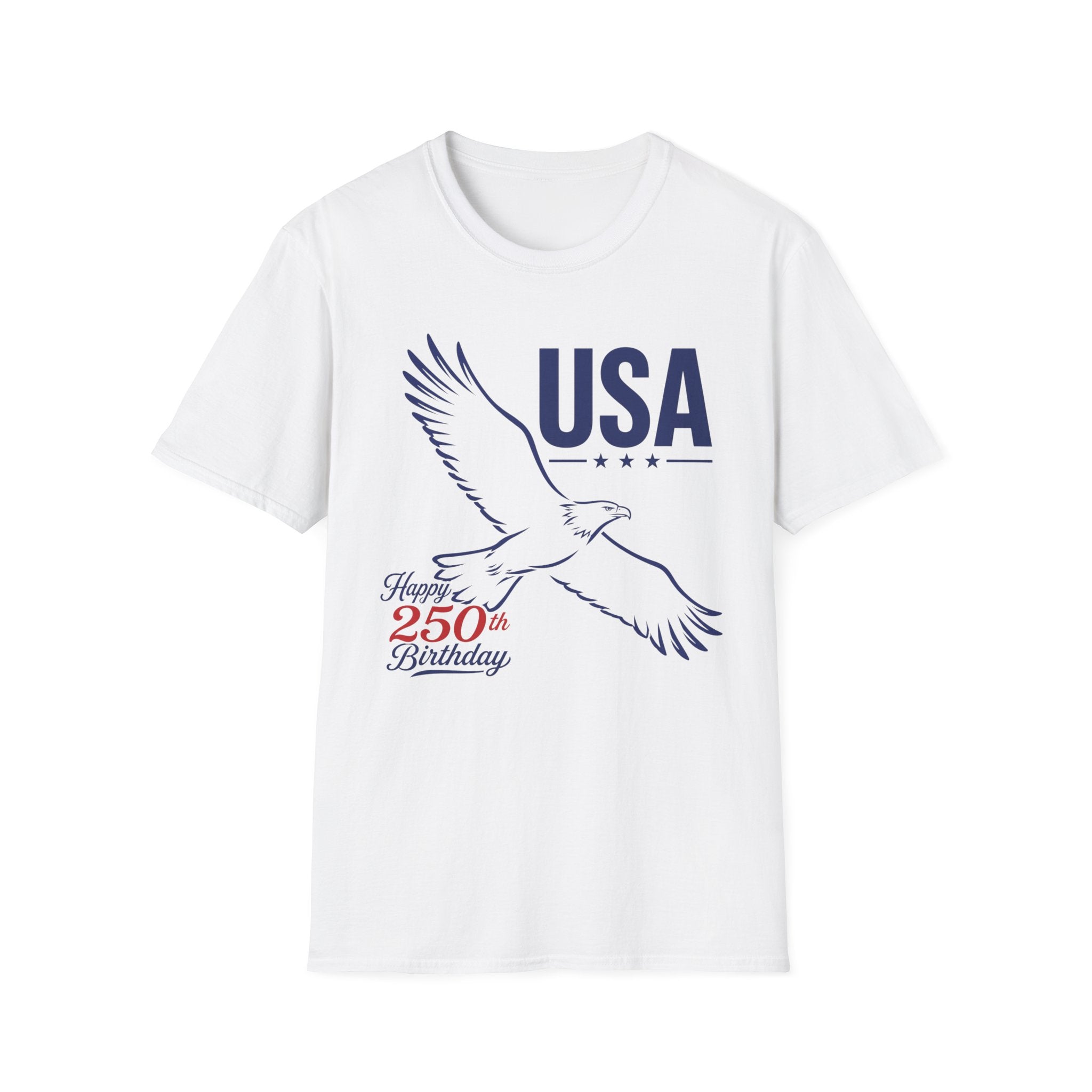 USA Eagle Happy 250th Birthday Club T-Shirt
