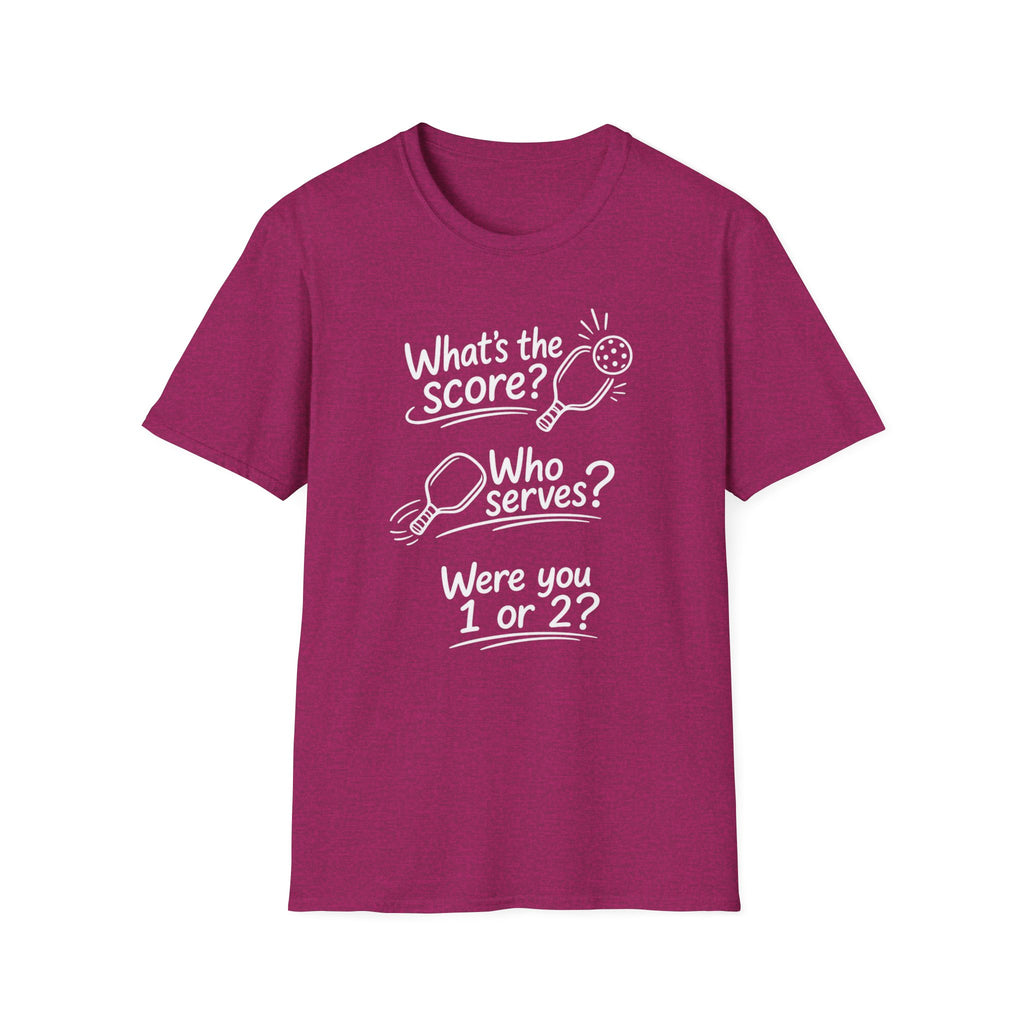 What's the Score? Who Serves? Dark T-Shirt