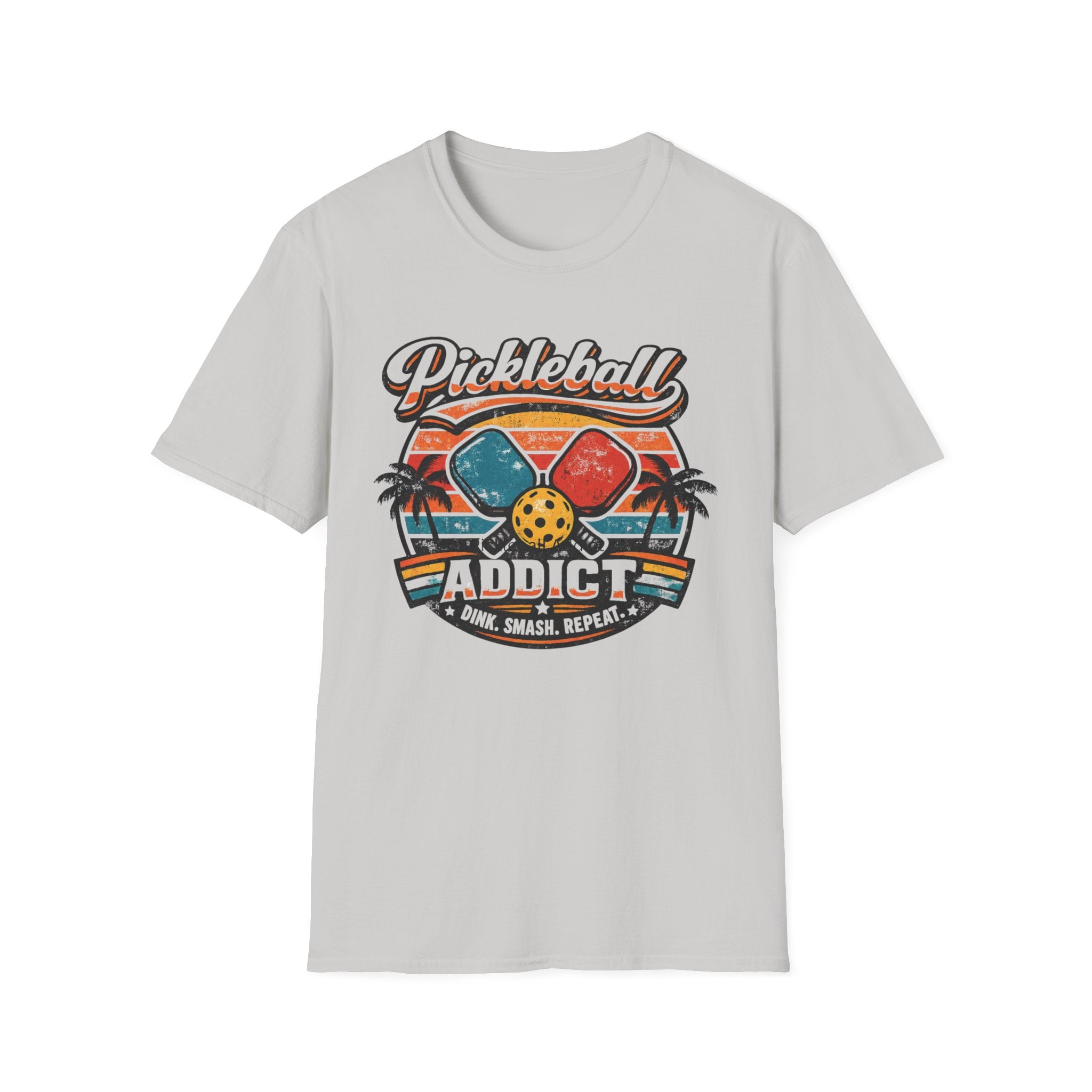 Retro Pickleball Addict T-Shirt