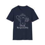 Dink Responsibly Dark T-Shirt