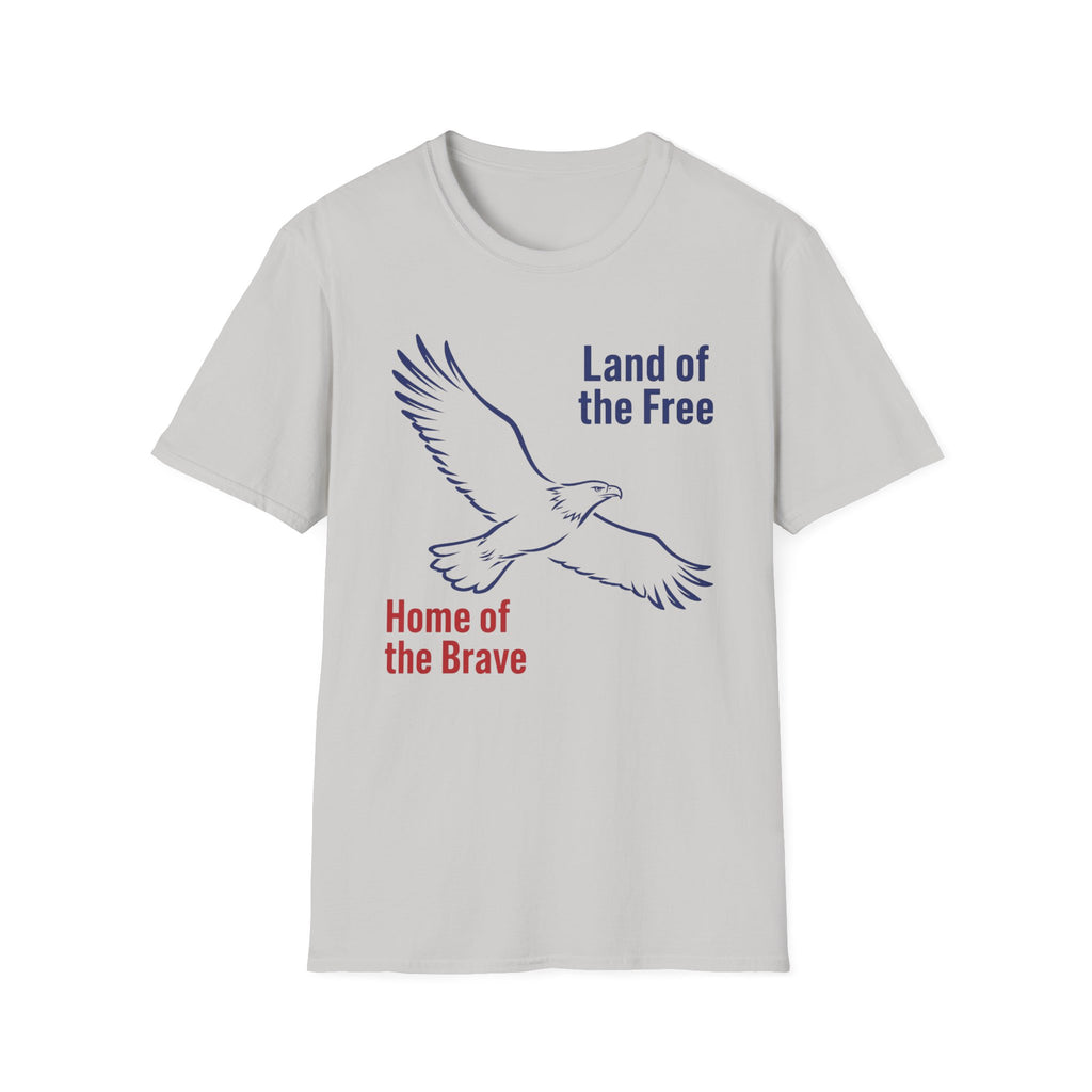 Eagle Home of the Free Land of the Brave T-Shirt