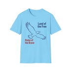 Eagle Home of the Free Land of the Brave T-Shirt