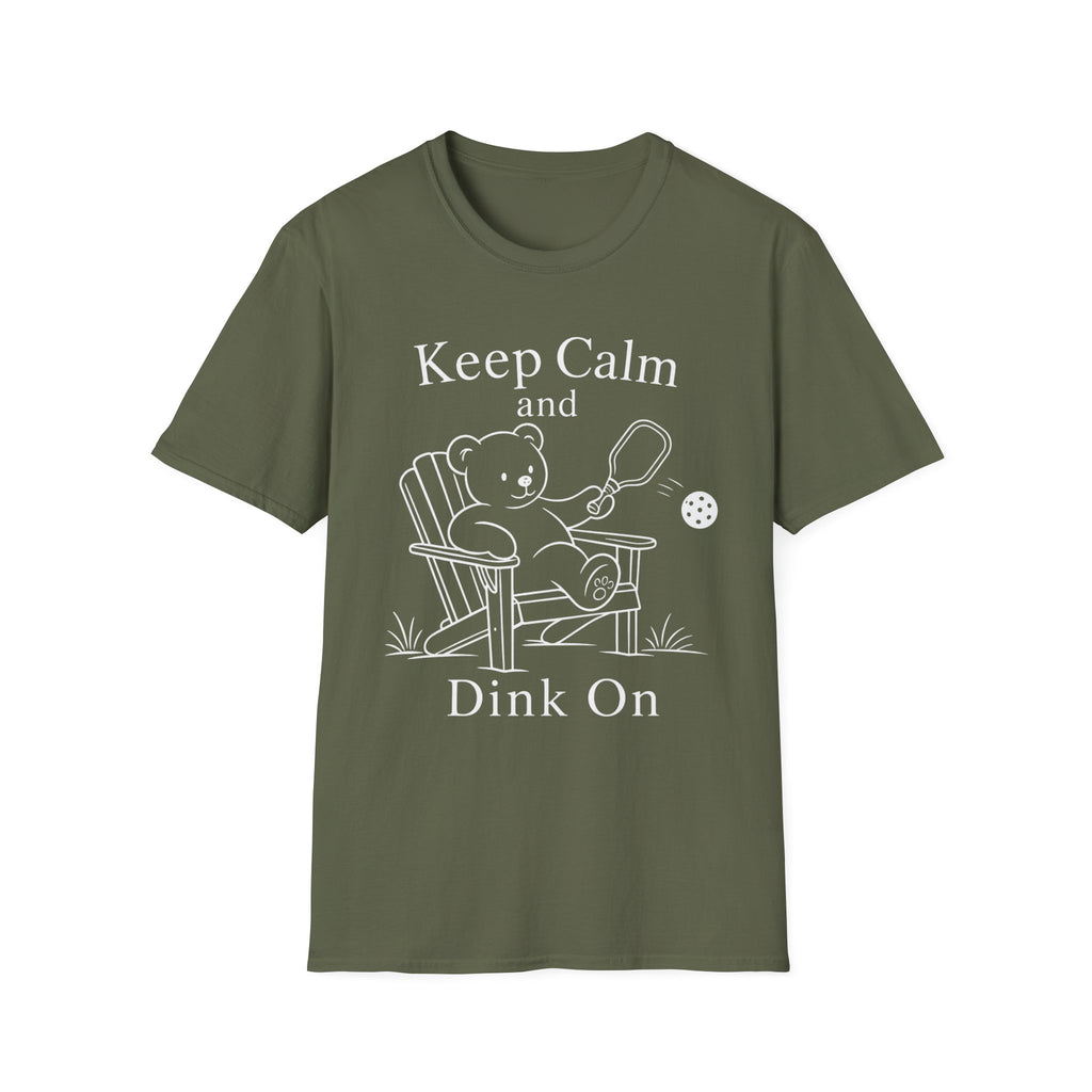Keep Calm and Dink on Dark T-Shirt