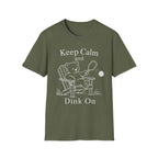 Keep Calm and Dink on Dark T-Shirt
