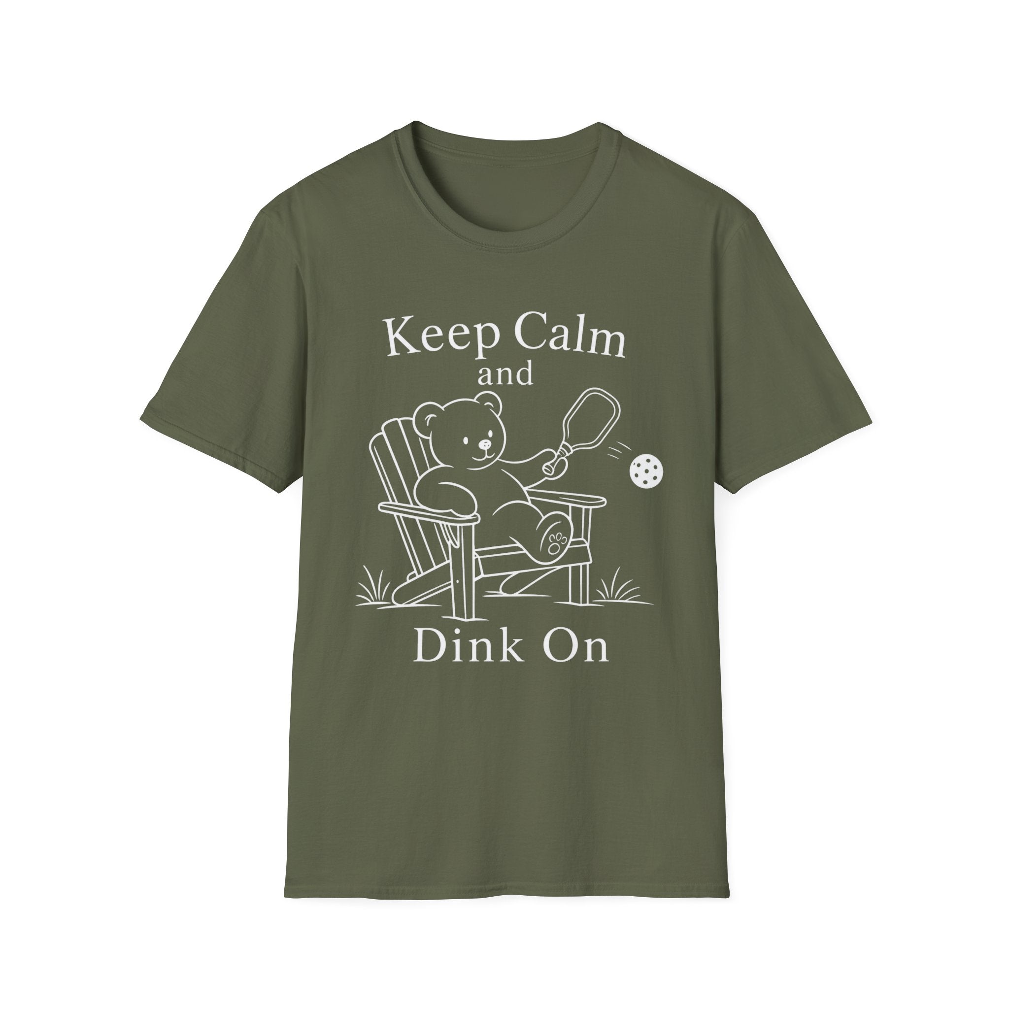 Keep Calm and Dink on Dark T-Shirt