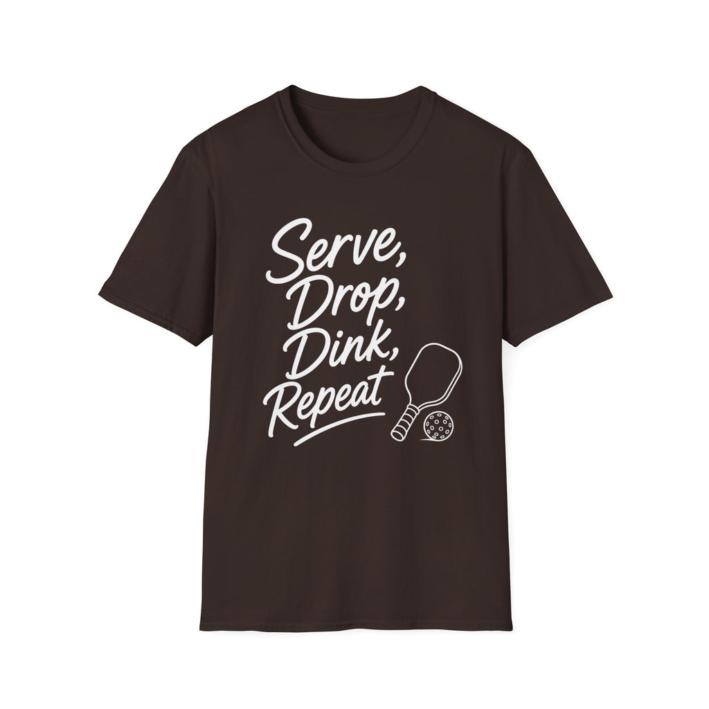 Serve Drop Dink Repeat Dark T-Shirt