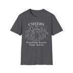 Cheers and Everybody Knows Your Name Dark T-Shirt