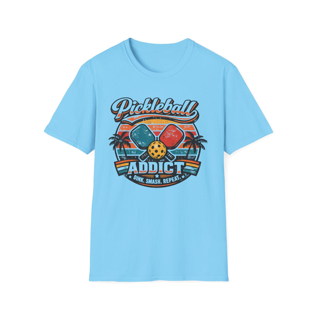 Retro Pickleball Addict T-Shirt