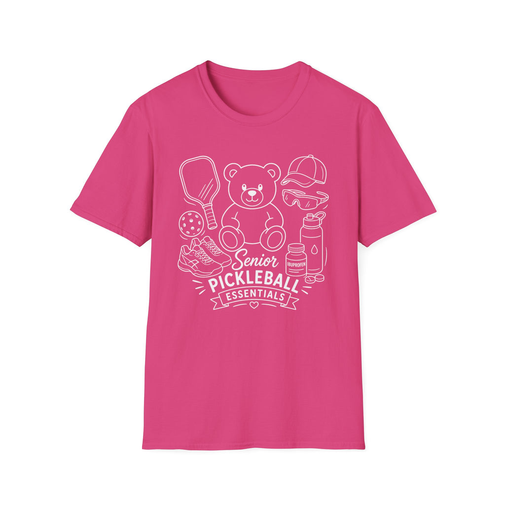 Senior Pickleball Essentials Dark T-Shirt