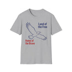 Eagle Home of the Free Land of the Brave T-Shirt