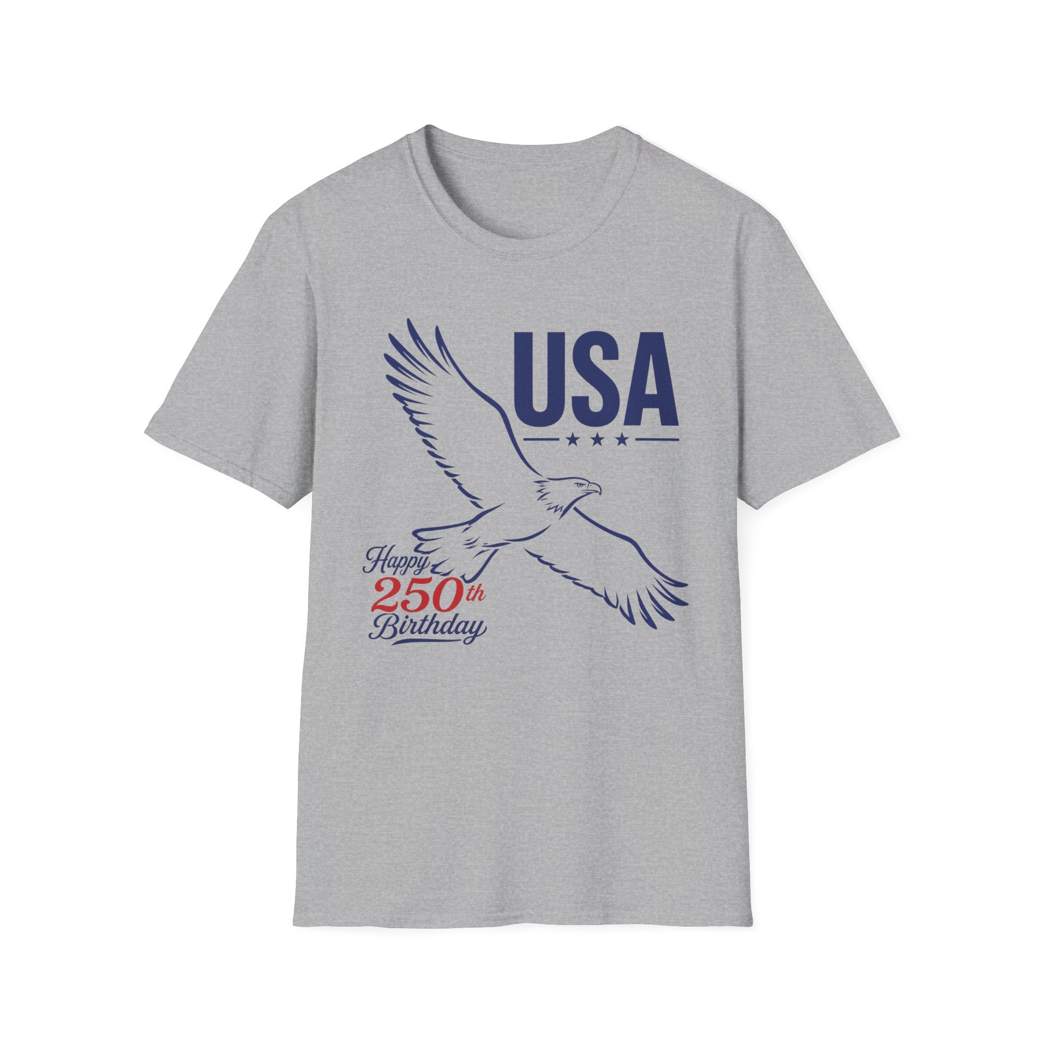 USA Eagle Happy 250th Birthday Club T-Shirt