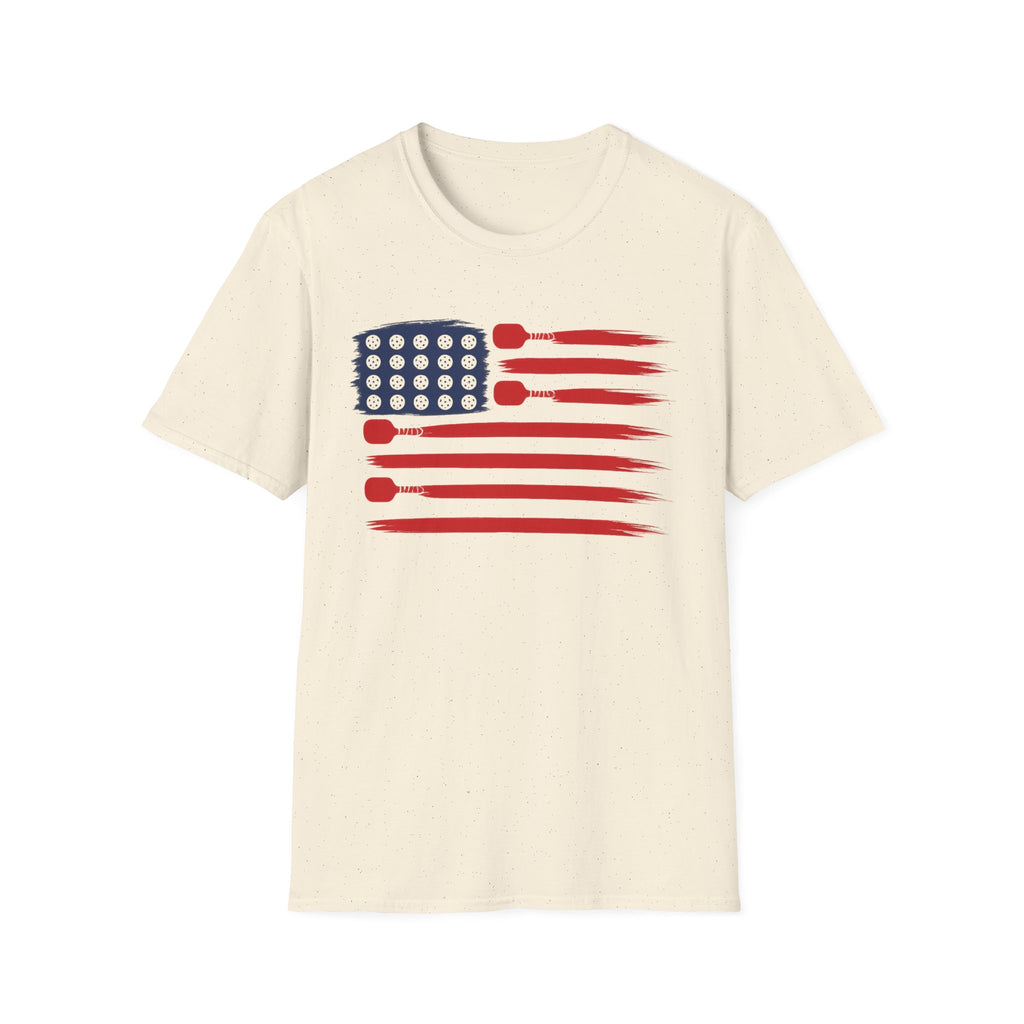 USA Flag Pickleball T-Shirt