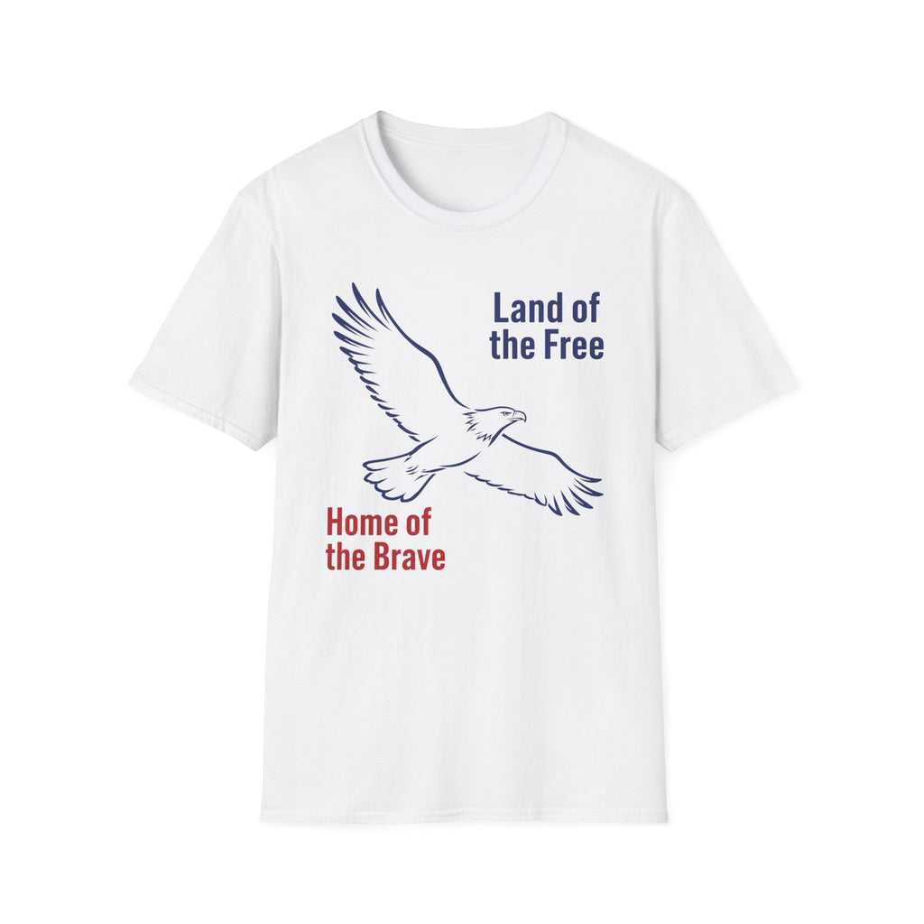 Eagle Home of the Free Land of the Brave T-Shirt