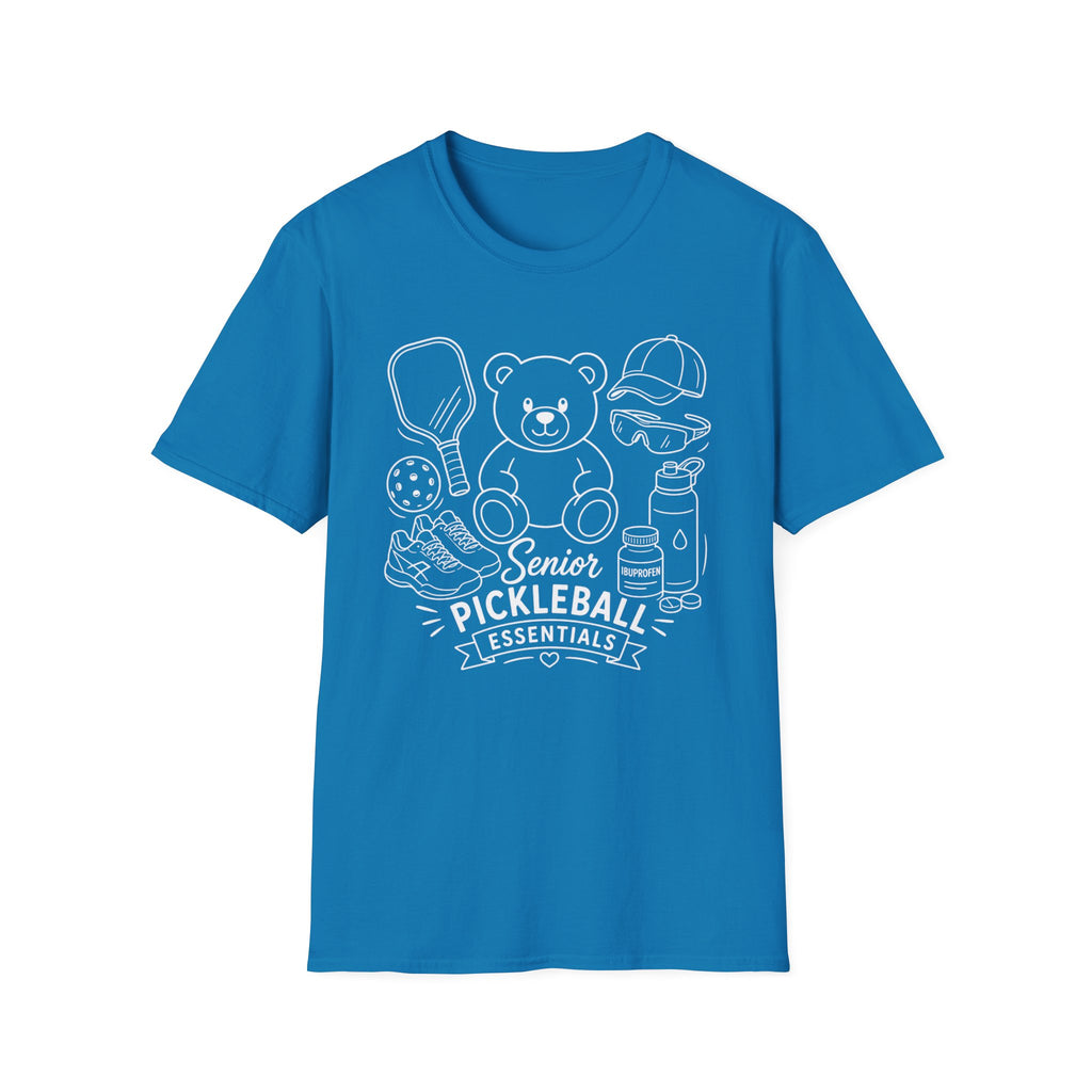 Senior Pickleball Essentials Dark T-Shirt