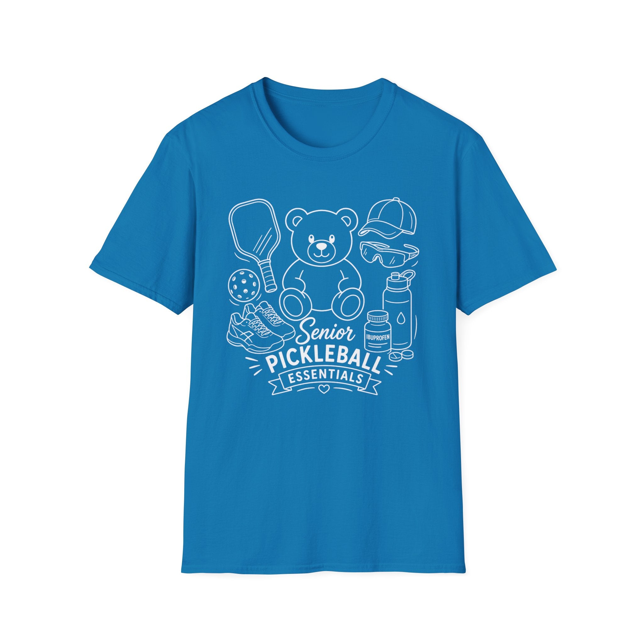 Senior Pickleball Essentials Dark T-Shirt