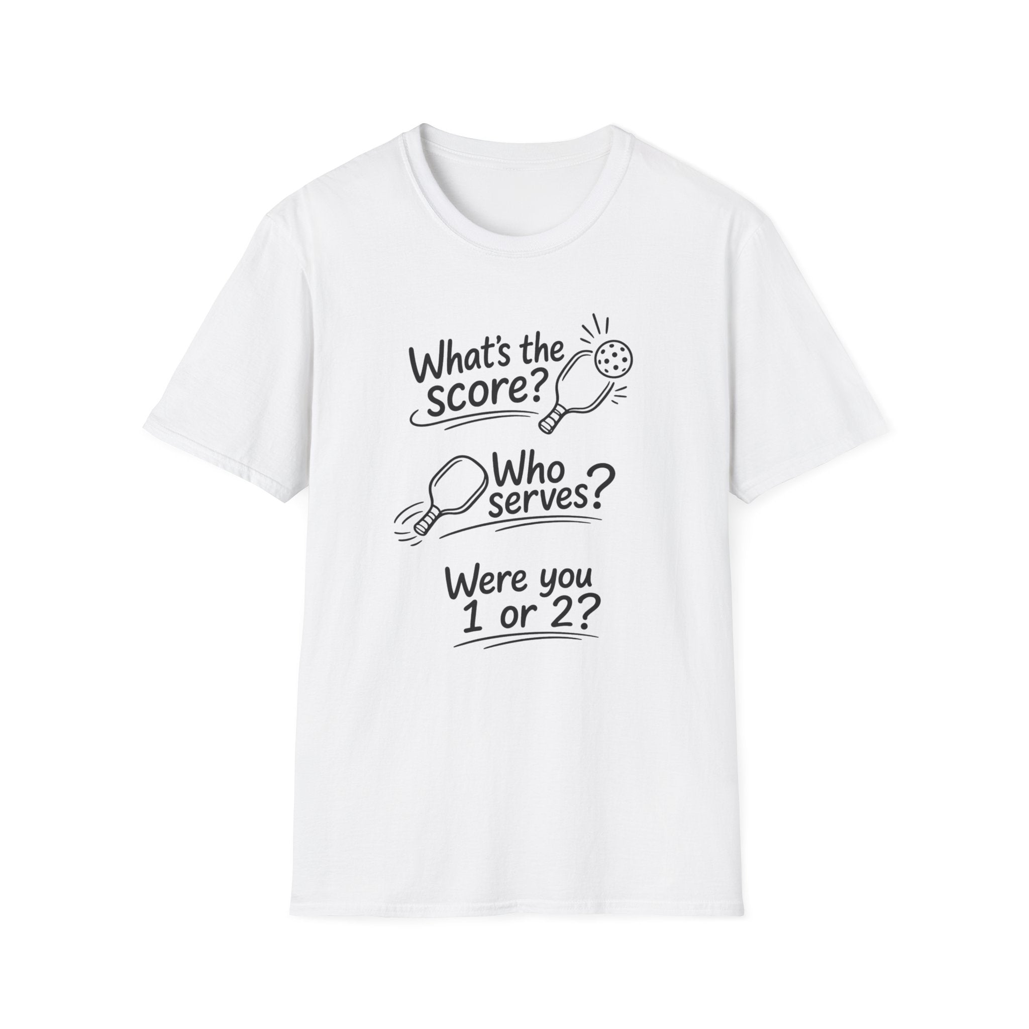What's the Score? Who Serves? T-Shirt