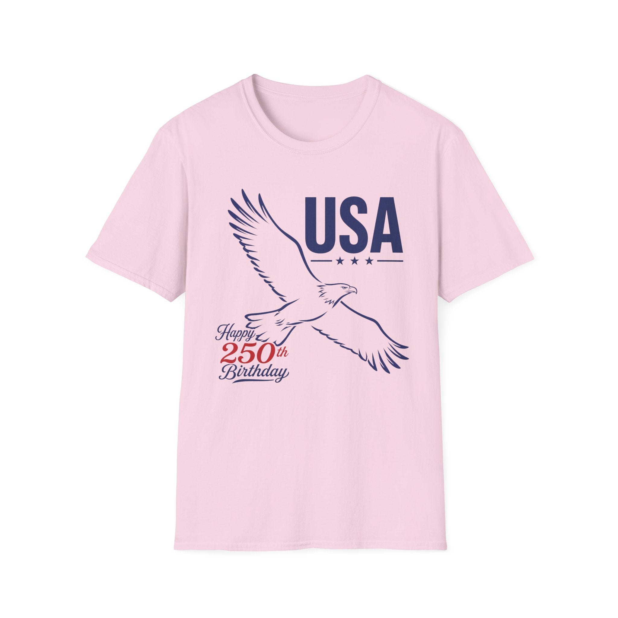 USA Eagle Happy 250th Birthday Club T-Shirt