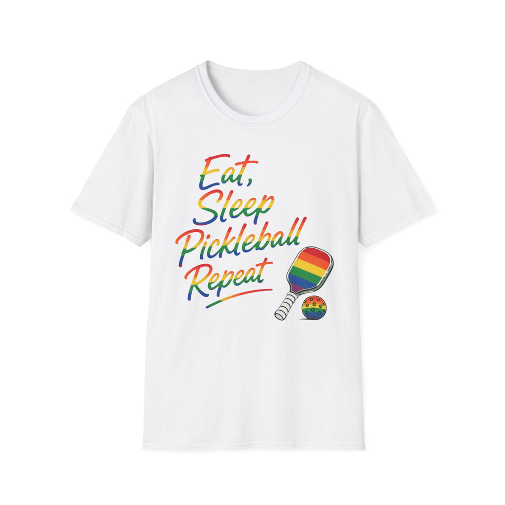 Pride Eat Sleep Pickleball Repeat T-Shirt