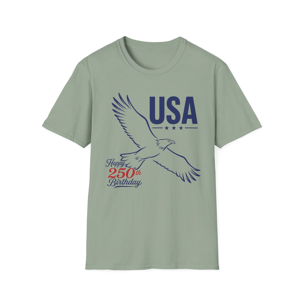 USA Eagle Happy 250th Birthday Club T-Shirt