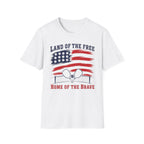USA Pickleball Flag Home of the Free Land of the Brave T-Shirt
