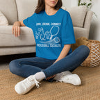 Dink. Drink. Connect. Pickleball Socialite Dark T-shirt