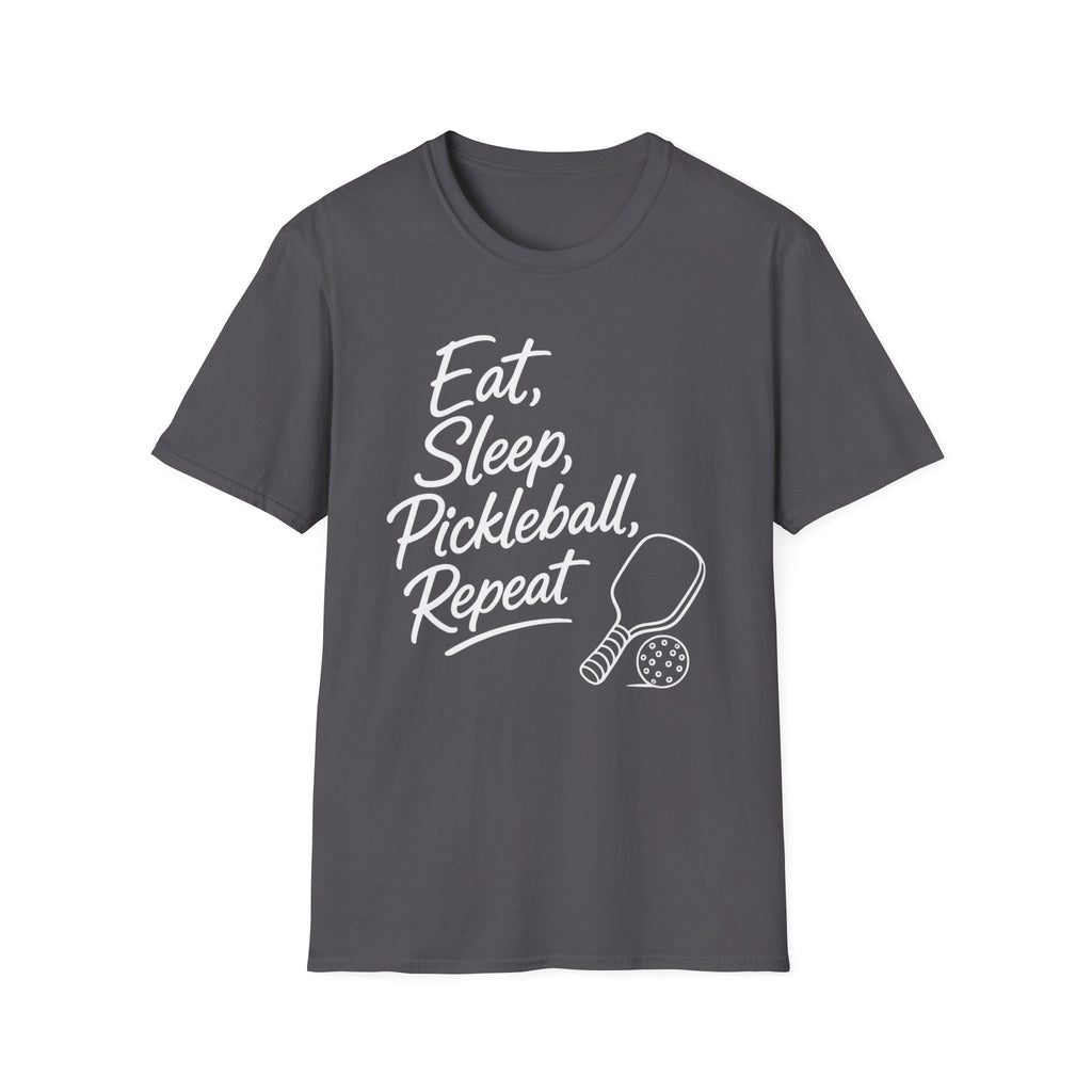 Eat Sleep Pickleball Repeat Dark T-Shirt