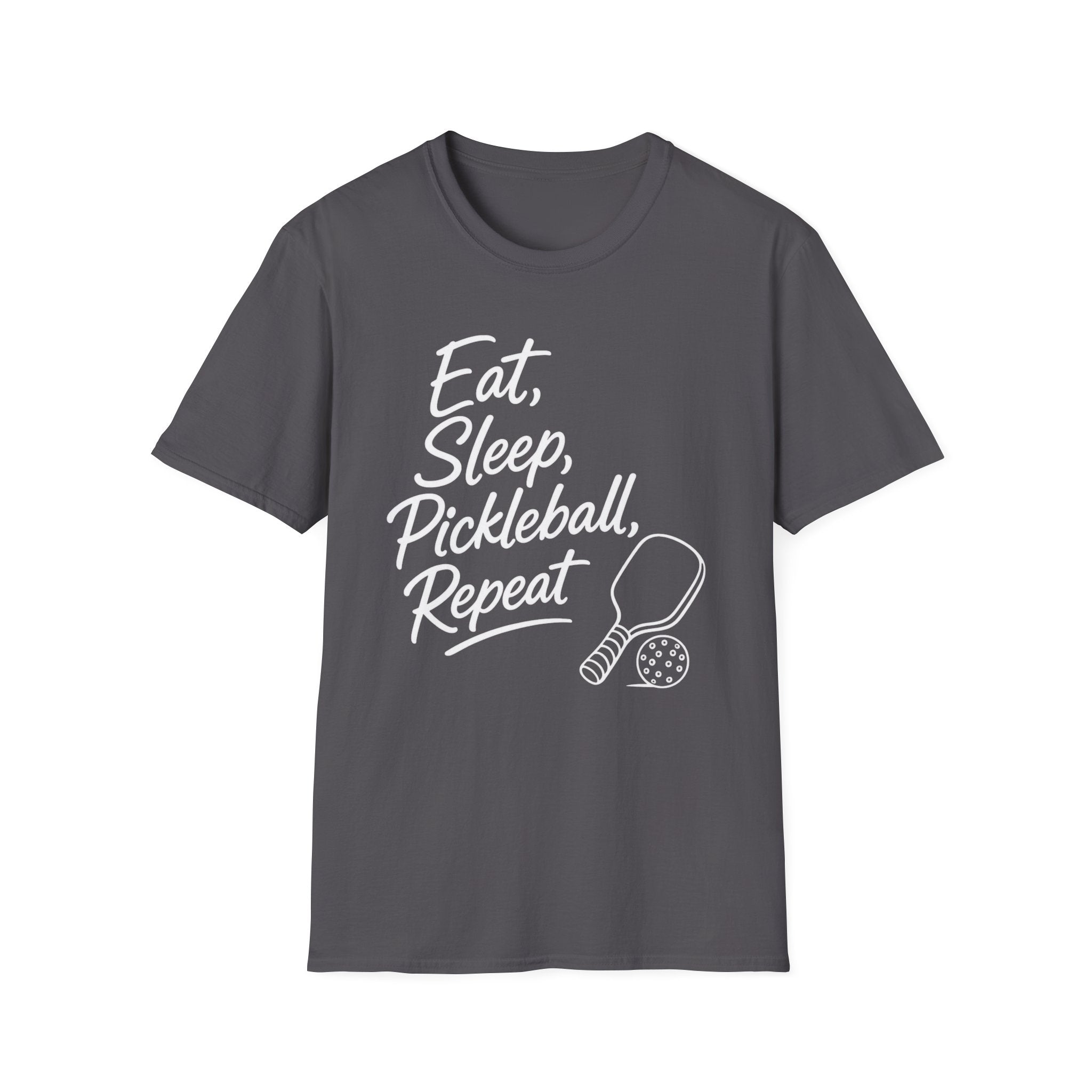 Eat Sleep Pickleball Repeat Dark T-Shirt