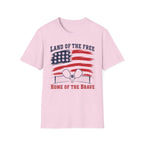 USA Pickleball Flag Home of the Free Land of the Brave T-Shirt