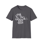 Dinks Then Drinks Teddy Bear Dark T-Shirt
