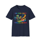 Dink. Drink. Connect. Pickleball Socialite T-Shirt - Color