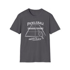 Pickleball is My Happy Place Dark T-Shirt