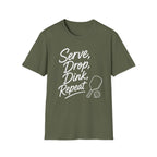 Serve Drop Dink Repeat Dark T-Shirt