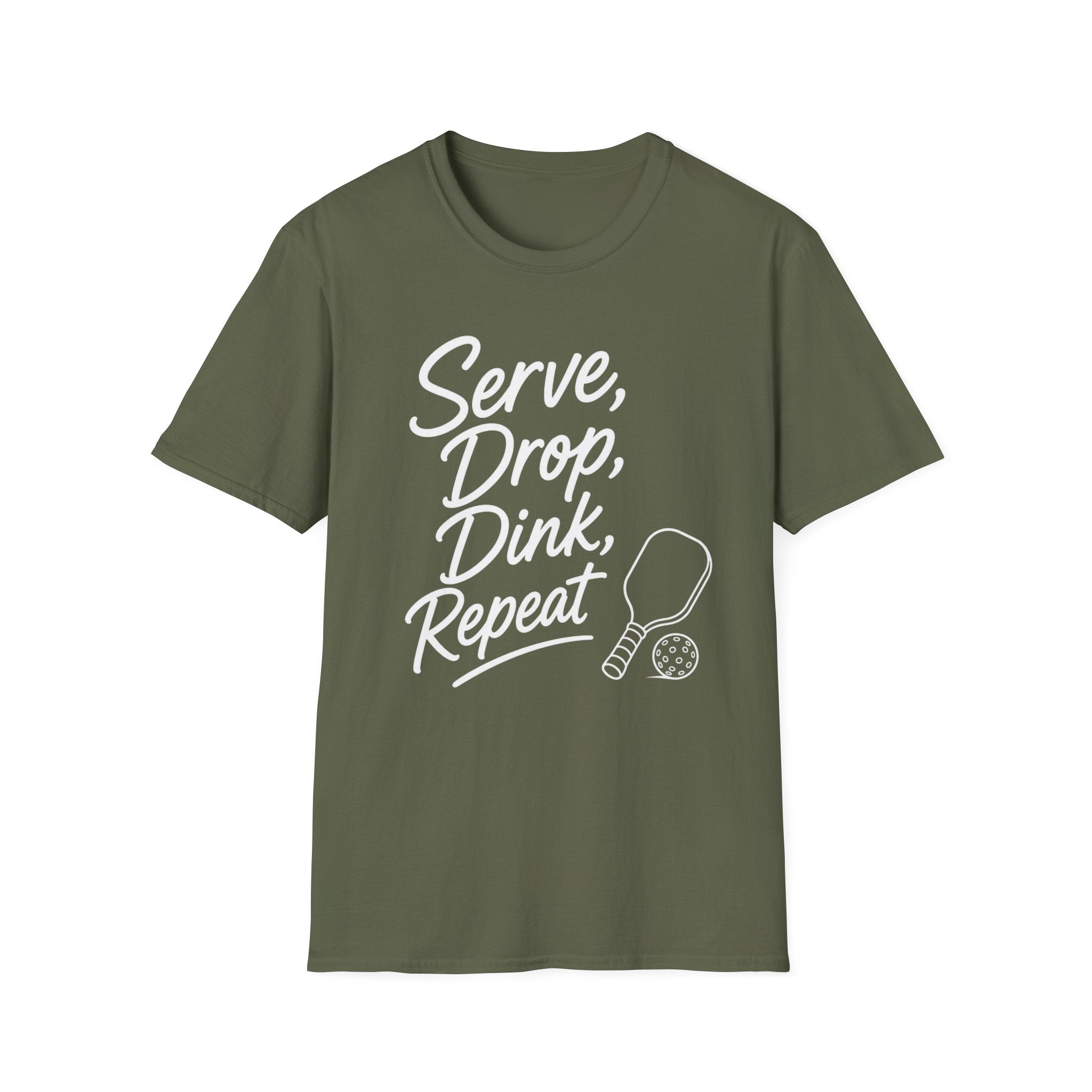 Serve Drop Dink Repeat Dark T-Shirt