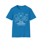 Senior Pickleball Essentials Teddy Bear Dark T-Shirt