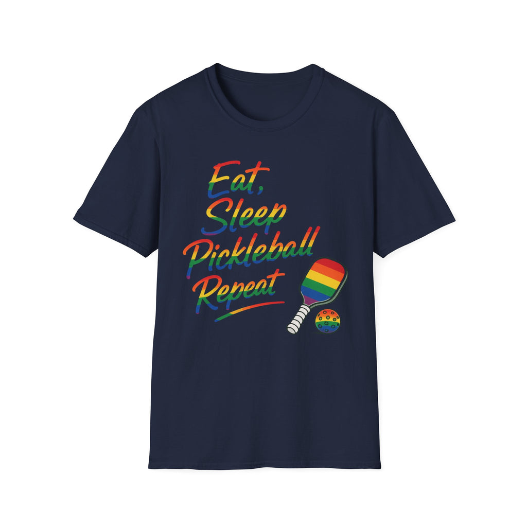Pride Eat Sleep Pickleball Repeat T-Shirt