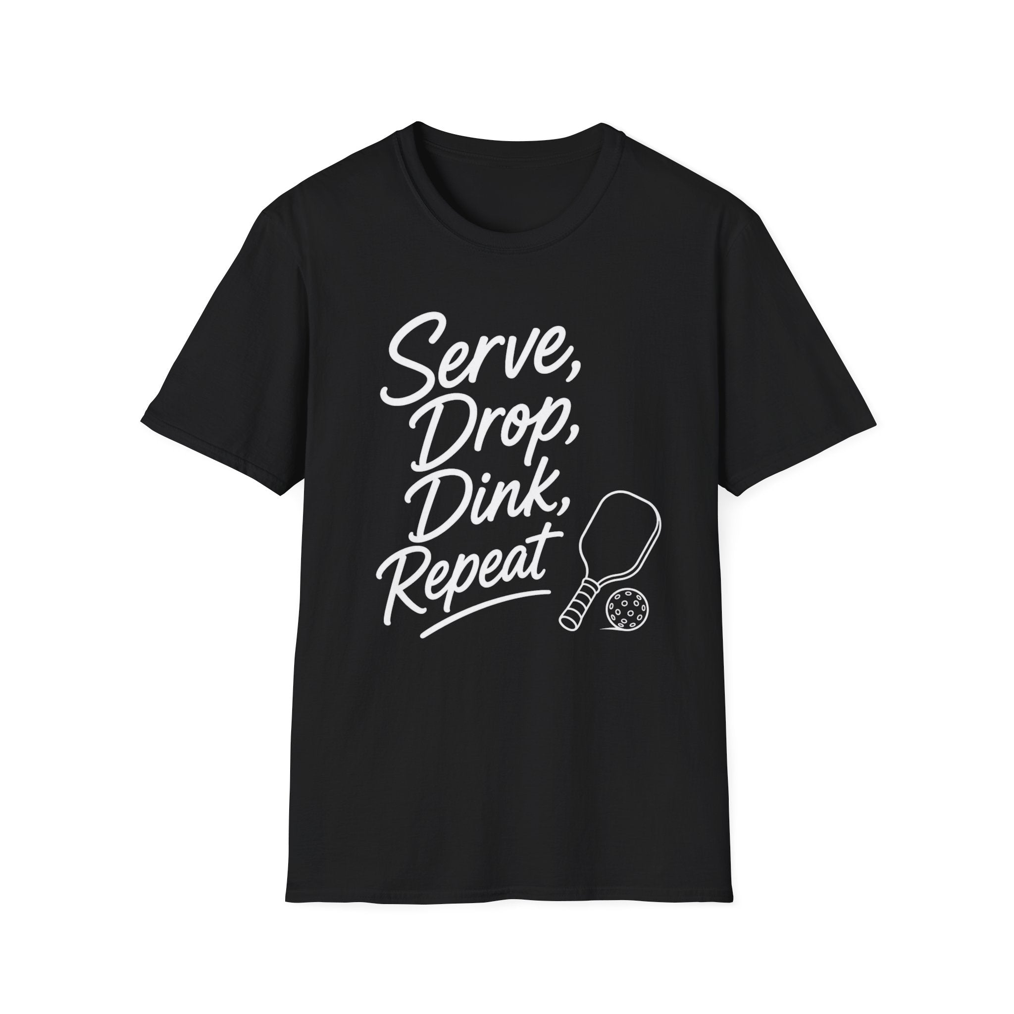 Serve Drop Dink Repeat Dark T-Shirt