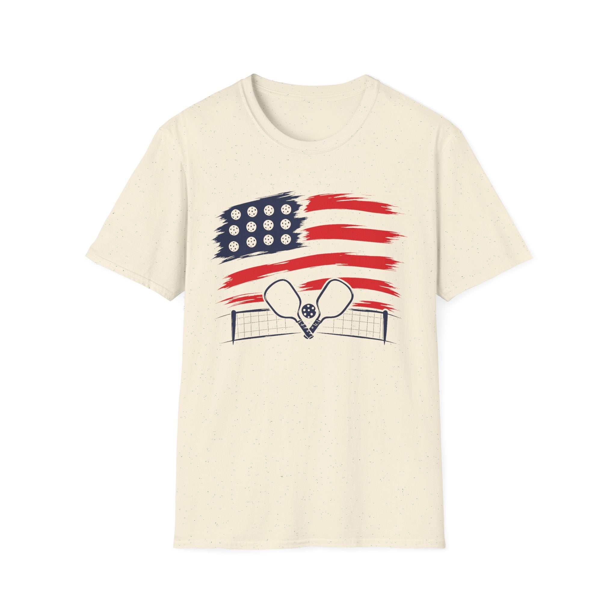 USA Flag Pickleball T-Shirt