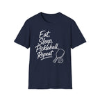 Eat Sleep Pickleball Repeat Dark T-Shirt