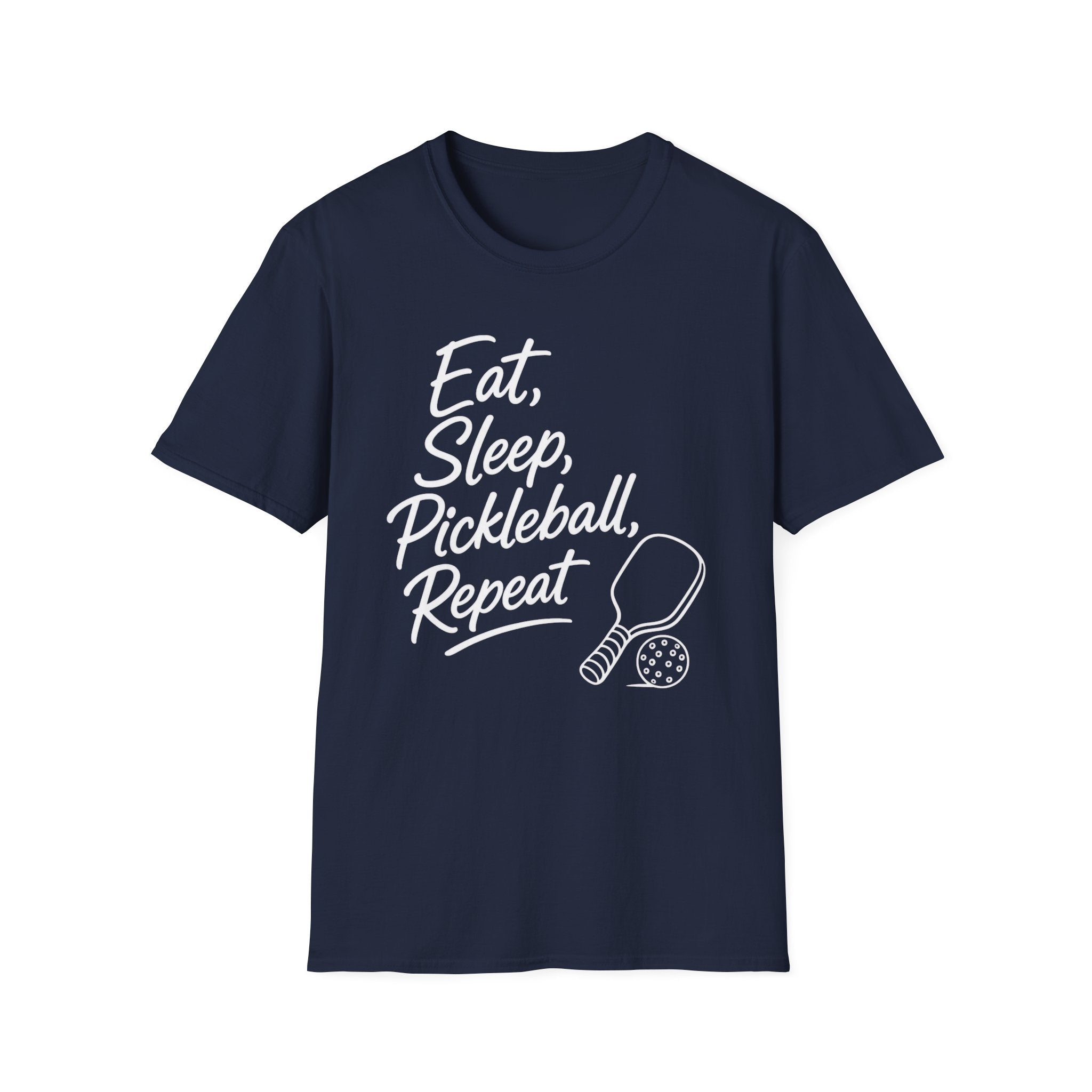 Eat Sleep Pickleball Repeat Dark T-Shirt