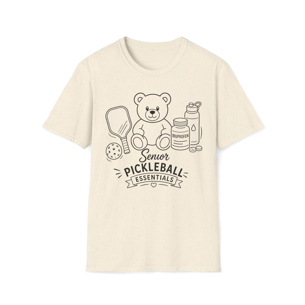 Senior Pickleball Essentials Teddy Bear T-Shirt