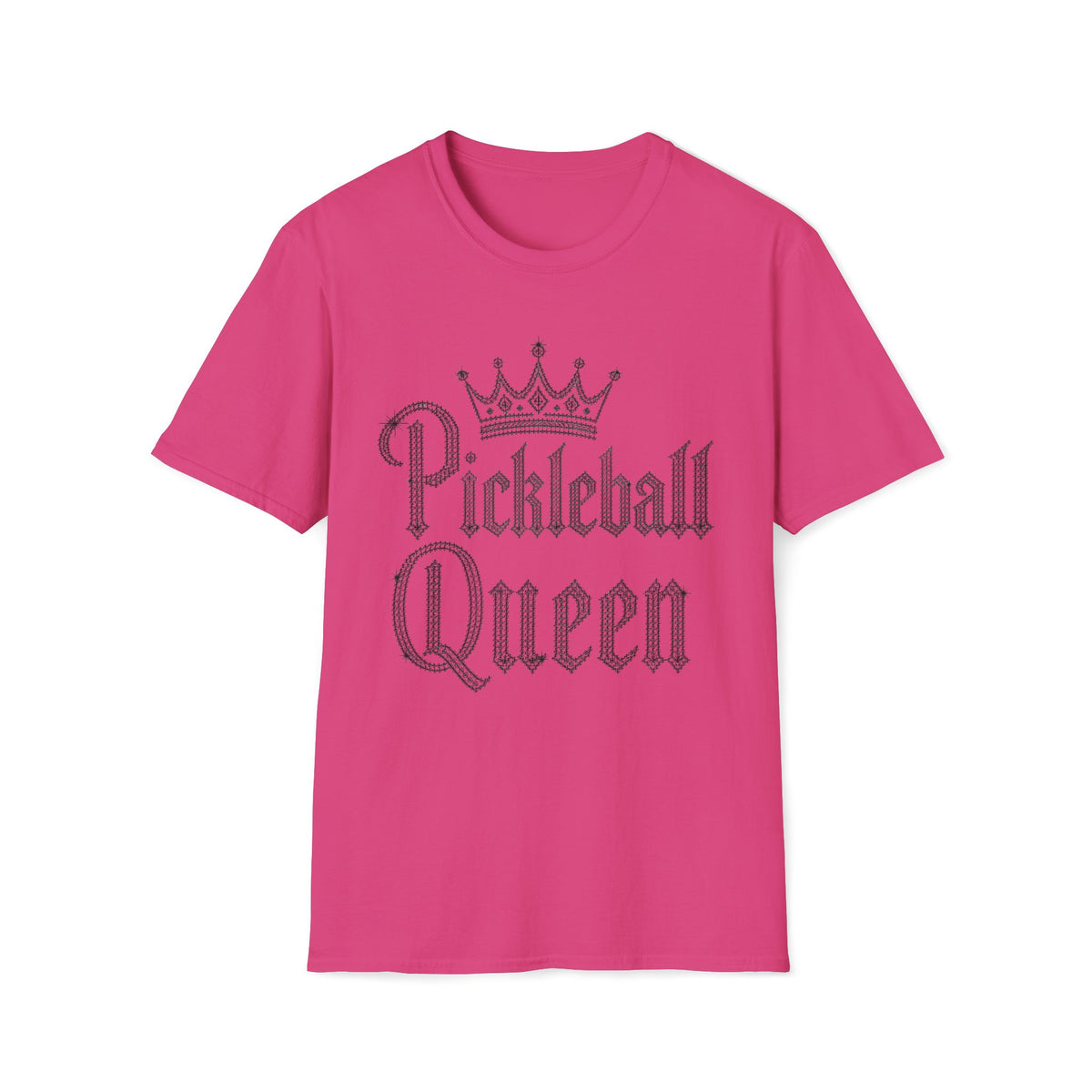 Pickleball Queen Crown Glam Light T-Shirt