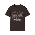 Senior Pickleball Essentials Teddy Bear Dark T-Shirt
