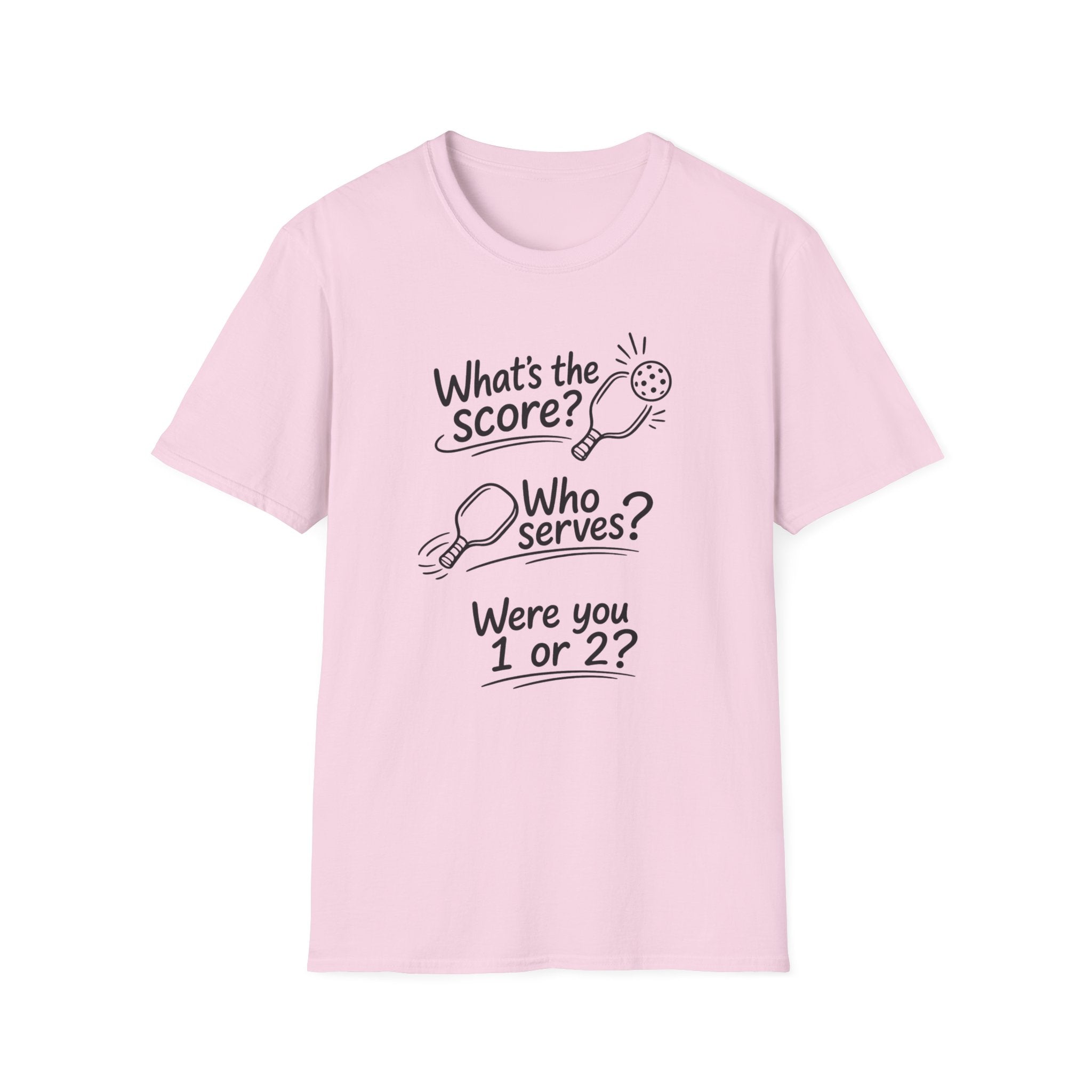 What's the Score? Who Serves? T-Shirt