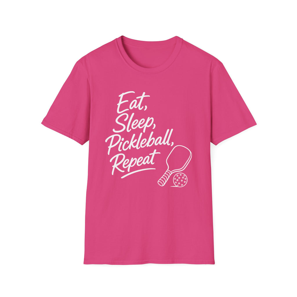 Eat Sleep Pickleball Repeat Dark T-Shirt