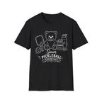 Senior Pickleball Essentials Teddy Bear Dark T-Shirt