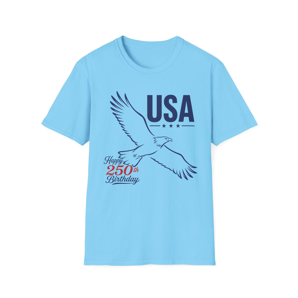USA Eagle Happy 250th Birthday Club T-Shirt