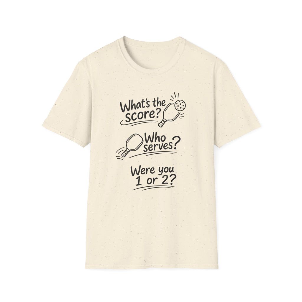 What's the Score? Who Serves? T-Shirt