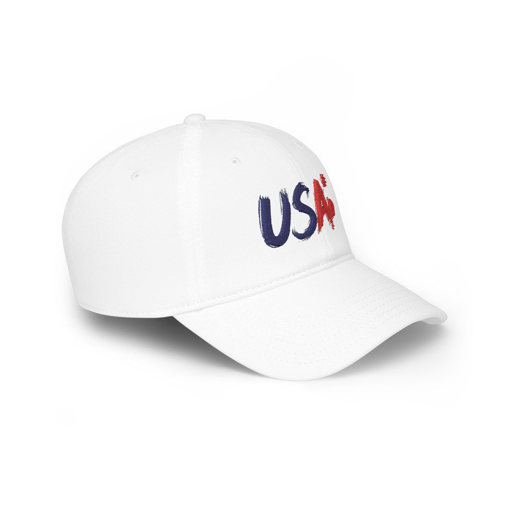USA Low Profile Embroidered Baseball Cap