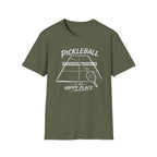 Pickleball is My Happy Place Dark T-Shirt